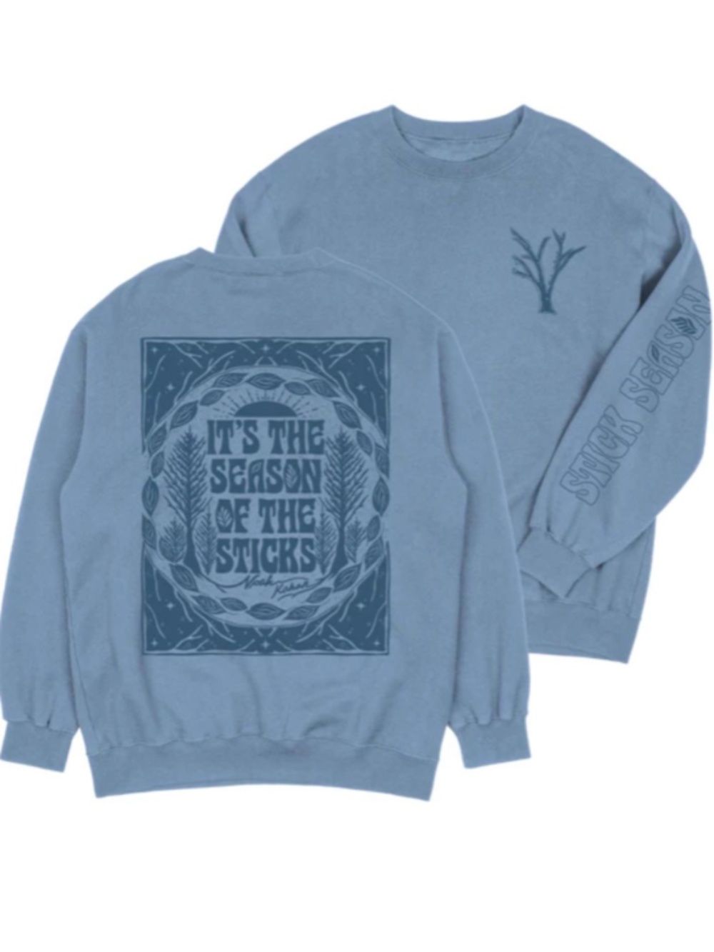 SOLD OUT Authentic Noah Kahan Season Of The Sticks Tour Concert Merch Crewneck L
